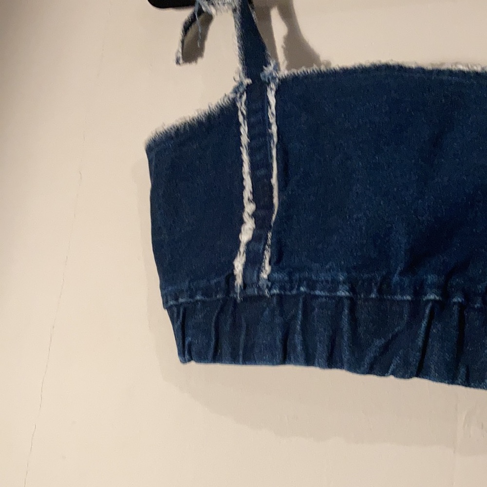 Zara TRF x IX’D Makers Denim Summer Crop Top - Picture 6 of 15